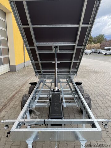 Három oldalra billeno Saris K3 356 184 3500 2 E-Bedienung + Schienen