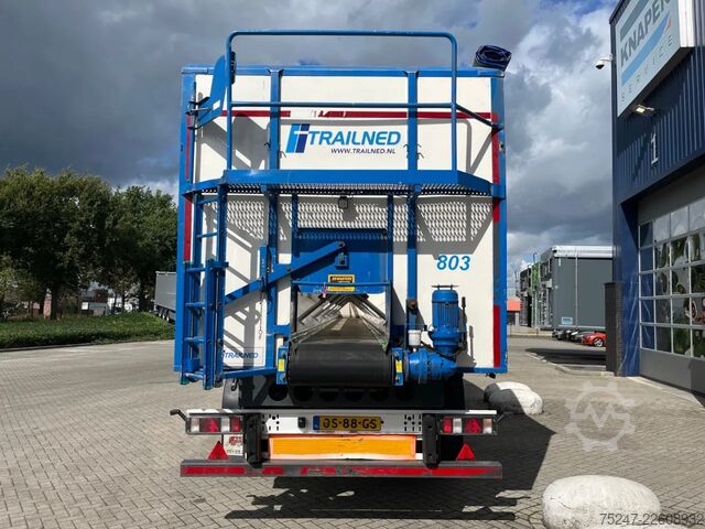 Conveyor belt trailer Dewagtere Onderlosser Agri 53m3 *huren / Vermietung*