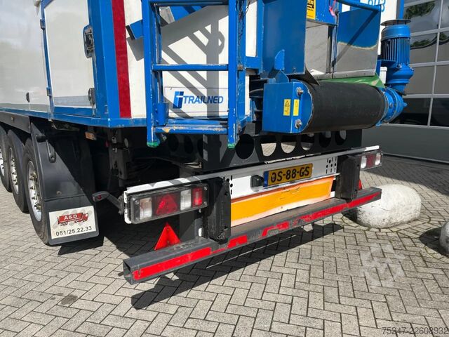 Conveyor belt trailer Dewagtere Onderlosser Agri 53m3 *huren / Vermietung*