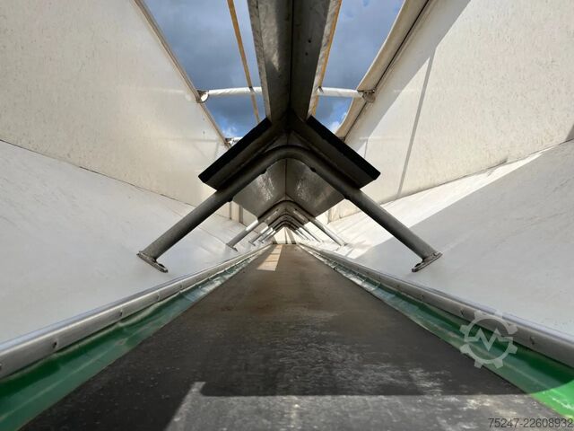 Conveyor belt trailer Dewagtere Onderlosser Agri 53m3 *huren / Vermietung*