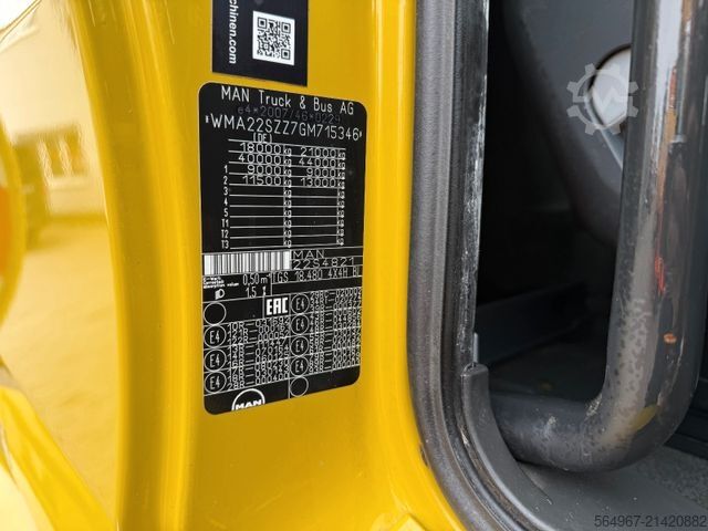 Hakowiec MAN TGS 18.480 3-Seiten-Seil-Abrollkipper 4x4