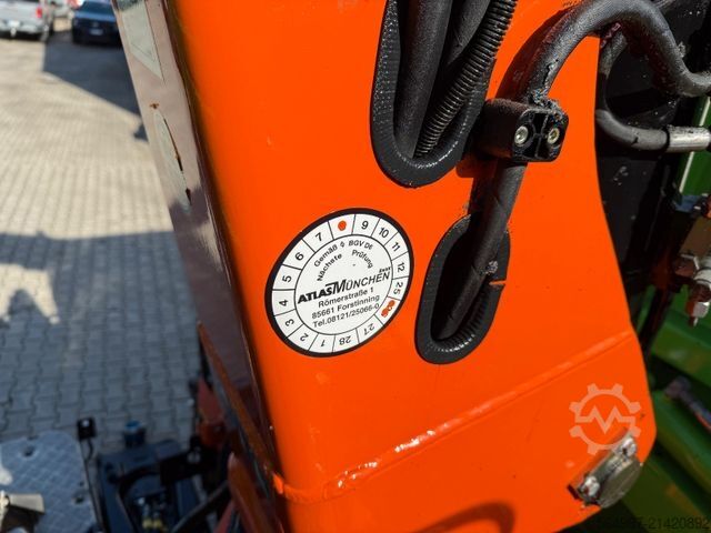 Třístranný sklápěč SCANIA G450 Kipper Kran Atlas 206.3E AHK Bordmatic FUNK