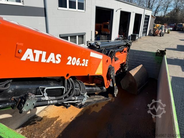 Třístranný sklápěč SCANIA G450 Kipper Kran Atlas 206.3E AHK Bordmatic FUNK