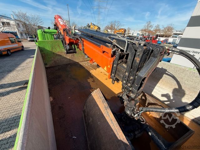 Třístranný sklápěč SCANIA G450 Kipper Kran Atlas 206.3E AHK Bordmatic FUNK