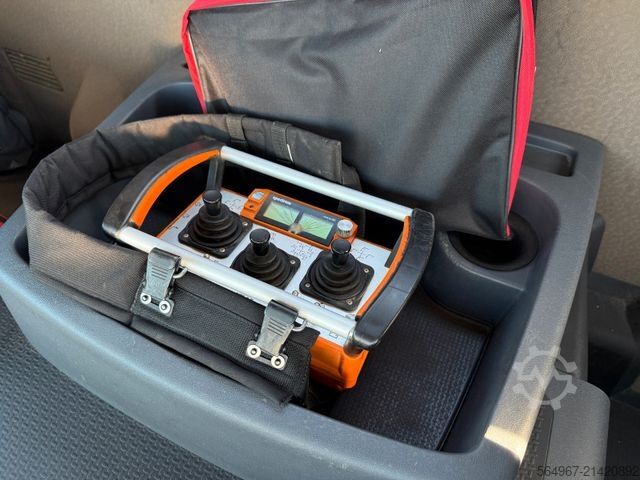 Třístranný sklápěč SCANIA G450 Kipper Kran Atlas 206.3E AHK Bordmatic FUNK