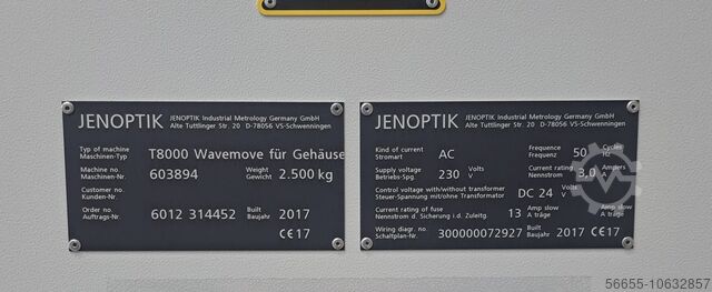 Dispozitiv de testare a suprafeței Jenoptik Hommel Etamic T8000 Wavemove