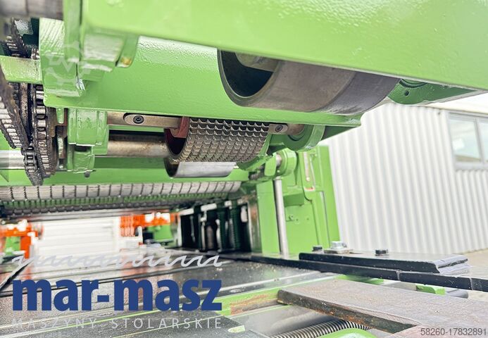 Brede vierzijdige schaafmachine KUPFERMUHLE 60 na 6 głowic do mokrego drewna