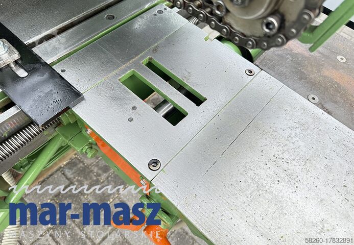Brede vierzijdige schaafmachine KUPFERMUHLE 60 na 6 głowic do mokrego drewna