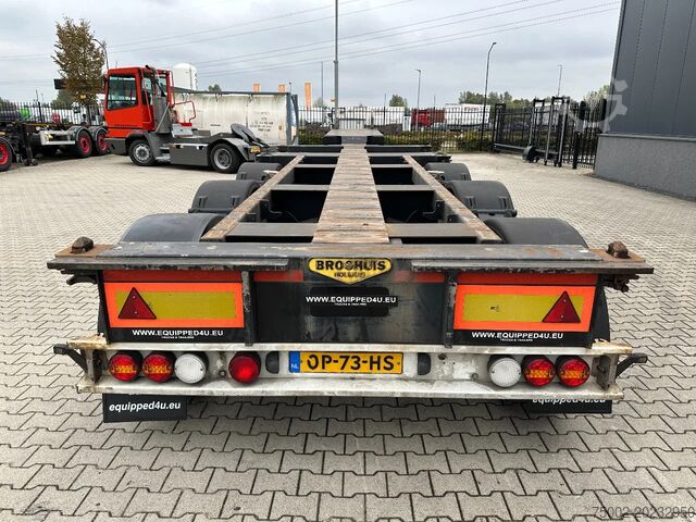 Transport de conteneurs Broshuis 3UCC-39/45 FLN, 45FT High Cube multi, BPW, lift...