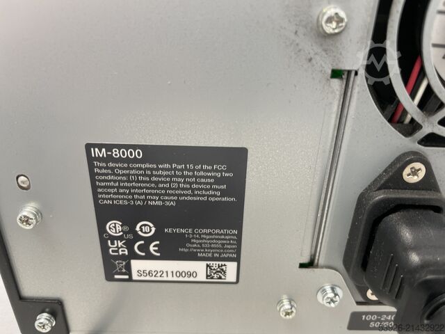 ölçüm sistemi Keyence IM-8030 gegen Gebot / against bid