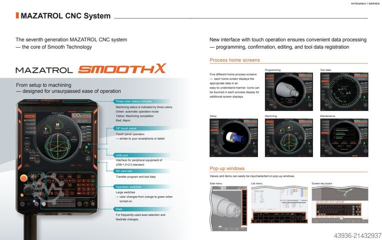 Dreh Fräszent MAZAK Integrex i-200ST Mazak Integrex i-200ST x 1500U