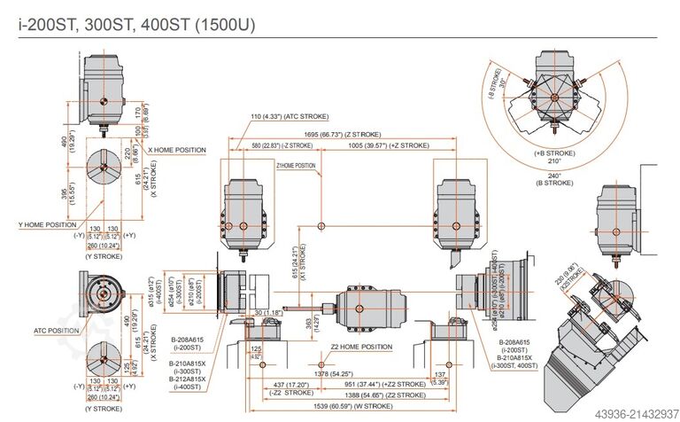 Dreh Fräszent MAZAK Integrex i-200ST Mazak Integrex i-200ST x 1500U