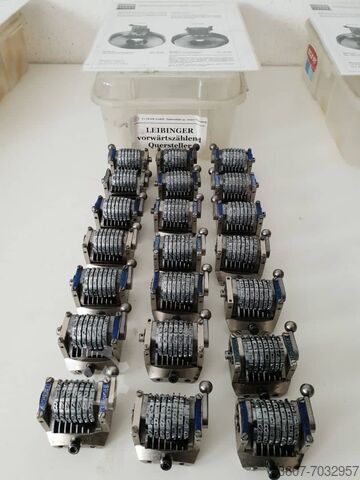 Nummering eenheden Leibinger Gradsteller-Quersteller-Forwards-Backwards