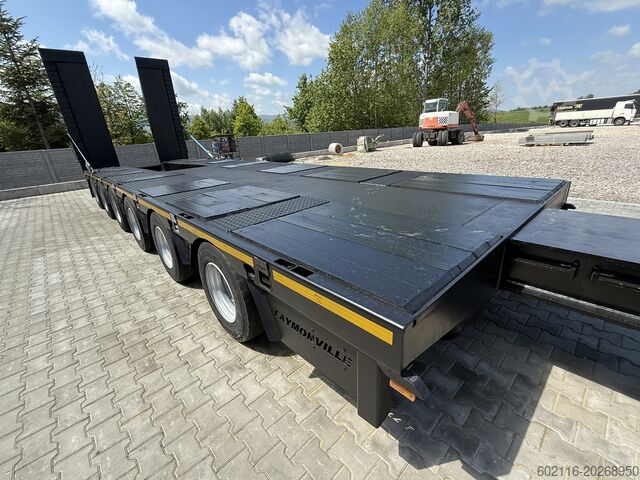 Dieplader voor het vervoeren van bouwmachines FAYMONVILLE FAYMONVILLE STZ-6WAU – 6 AXLES – 92.2GVW