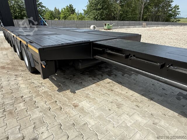 Dieplader voor het vervoeren van bouwmachines FAYMONVILLE FAYMONVILLE STZ-6WAU – 6 AXLES – 92.2GVW