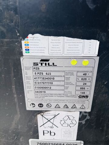 Antriebsbatterie GNB 48V Batterie 625 AH Bj.2019 Kapazität 88%