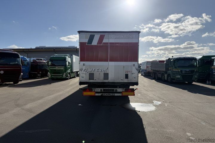 Öppen semitrailer med kapell Schmitz Cargobull S24/27 Plane / Swiss-Vehicle