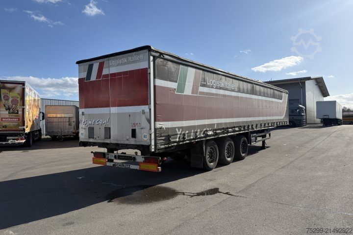 Öppen semitrailer med kapell Schmitz Cargobull S24/27 Plane / Swiss-Vehicle
