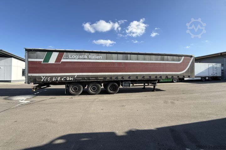 Öppen semitrailer med kapell Schmitz Cargobull S24/27 Plane / Swiss-Vehicle