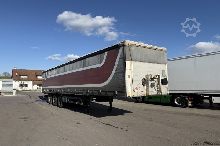 Öppen semitrailer med kapell Schmitz Cargobull S24/27 Plane / Swiss-Vehicle