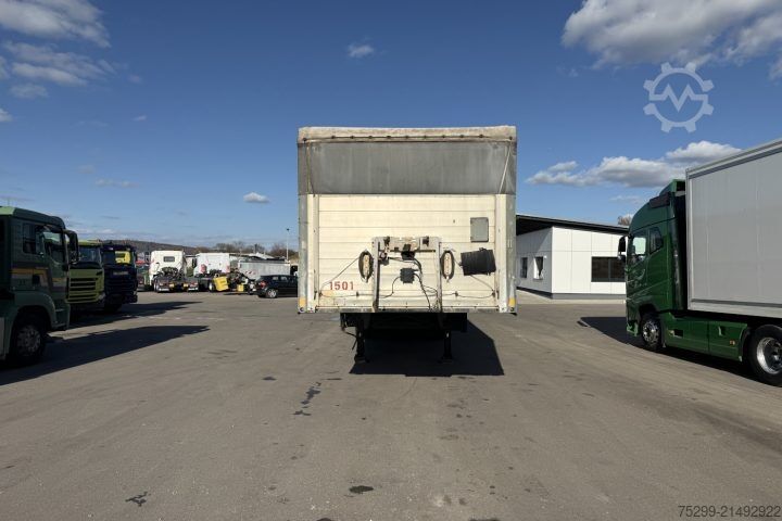 Öppen semitrailer med kapell Schmitz Cargobull S24/27 Plane / Swiss-Vehicle