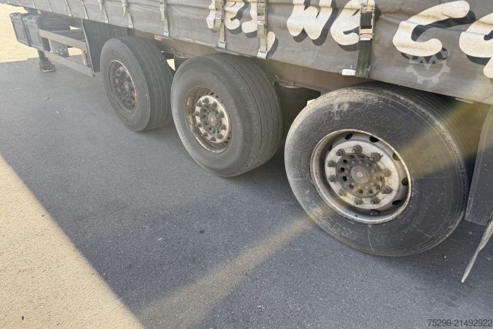 Öppen semitrailer med kapell Schmitz Cargobull S24/27 Plane / Swiss-Vehicle