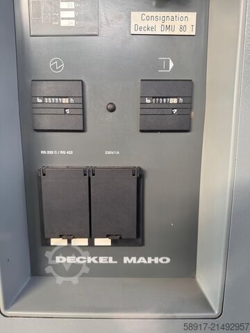 4osé obráběcí centrum DECKEL MAHO tnc 430 DMU 80T 4axes