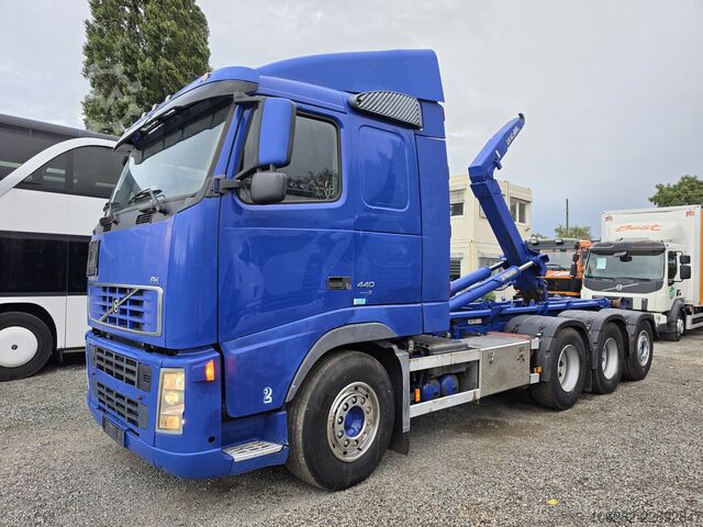 Kroklastbil VOLVO FH-440 8x4 Lift+Lenk HIAB Multilift Blat