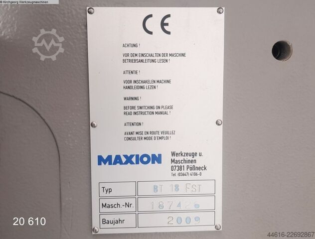 Borr- och fräsmaskin IXION BT 18 FST