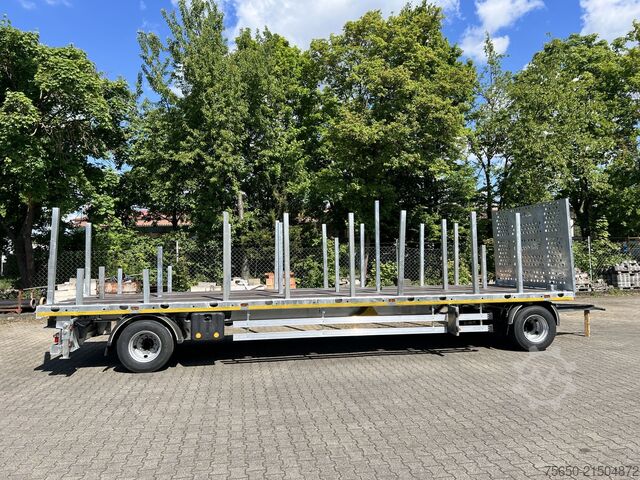 Nyitott pótkocsi Möslein T 2 Plato 7,60 m  2 Achs Jumbo- Plato- Anhänger Mega