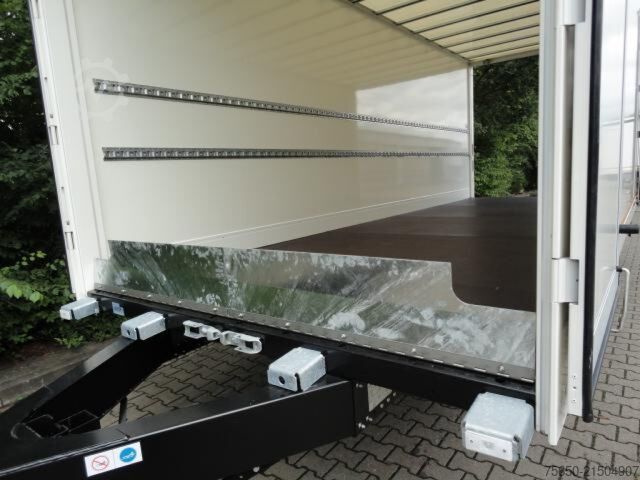 Dobozos pótkocsi Möslein EK 1- D 7,3  1 Achs Kofferanhänger Durchladen, Neufahrzeug