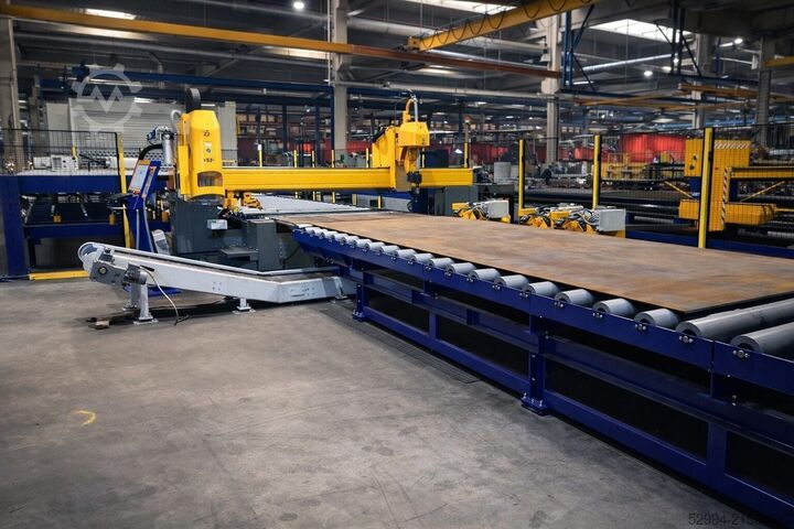 Mașini de tăiat gaz (gaz + plasmă) MicroStep DS automatic process line