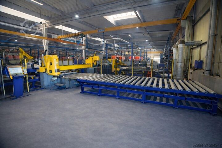 Mașini de tăiat gaz (gaz + plasmă) MicroStep DS automatic process line