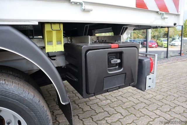 Pick-up varevogn VOLKSWAGEN Crafter 50 Doka Tiefpritsche +Kran (Fa. Schoon)