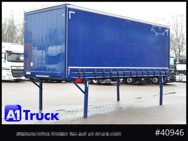 Cserélhető felépítmény platóval és ponyvával KRONE Wechselbrücke 7,45, Code XL, Bordwand, neue Plane