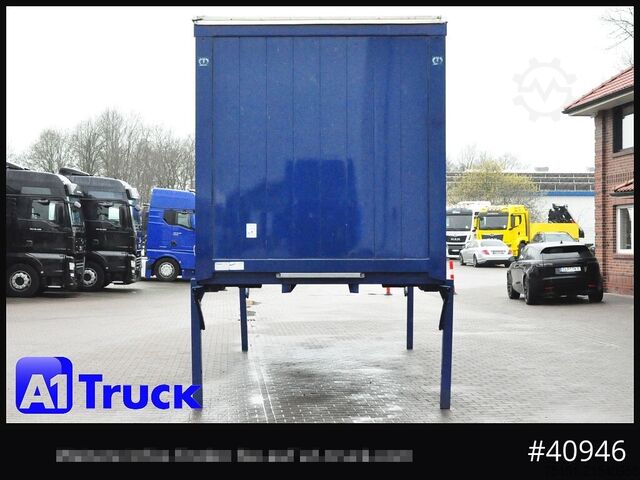 Cserélhető felépítmény platóval és ponyvával KRONE Wechselbrücke 7,45, Code XL, Bordwand, neue Plane