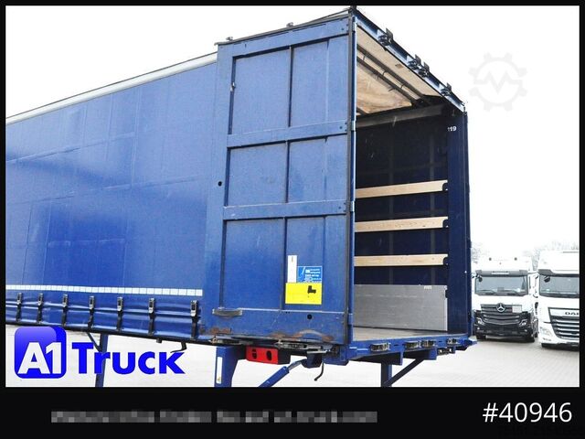 Cserélhető felépítmény platóval és ponyvával KRONE Wechselbrücke 7,45, Code XL, Bordwand, neue Plane