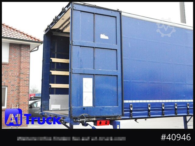 Cserélhető felépítmény platóval és ponyvával KRONE Wechselbrücke 7,45, Code XL, Bordwand, neue Plane