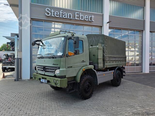 Kayar branda Mercedes-Benz Atego 1018 A 4x4 Pritsche Plane mehrfach vorh.