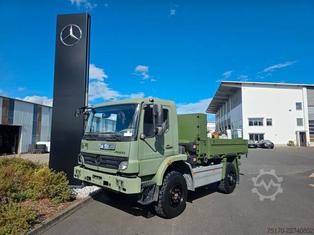Platform römorku Mercedes-Benz Atego 1018 A 4x4 Pritsche mehrfach vorh.