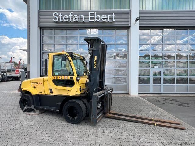 Empilhador Hyster H8.0 FT9 / nur 1.426h! / Triplex: 5,52m / ZVG