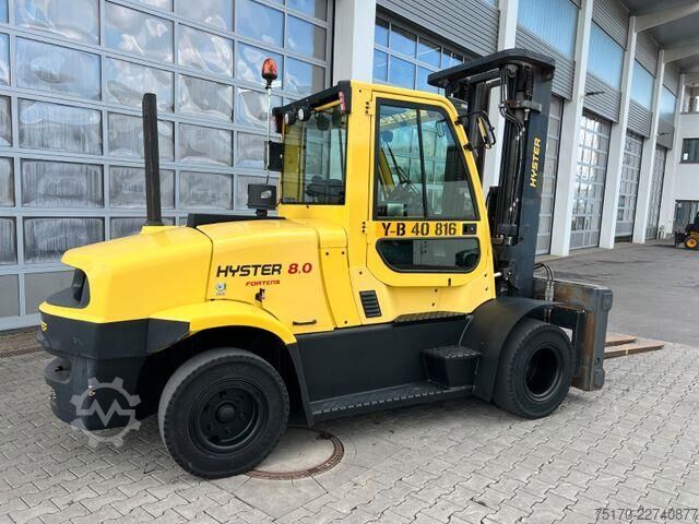 Empilhador Hyster H8.0 FT9 / nur 1.426h! / Triplex: 5,52m / ZVG