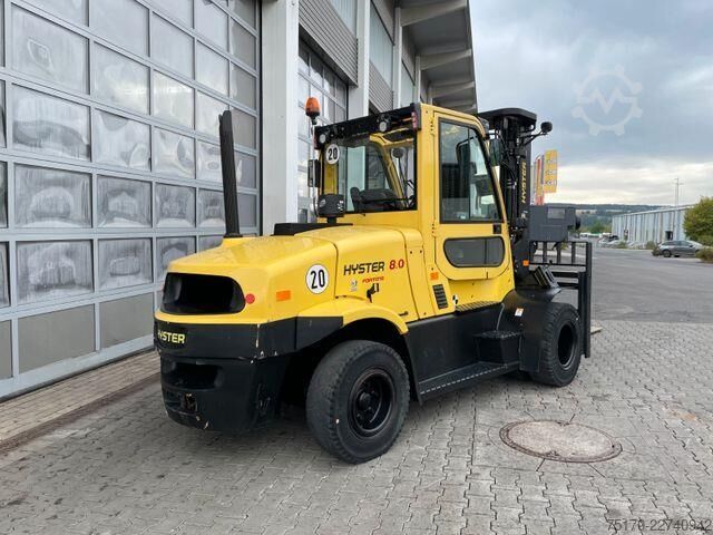 Vysokozdvižný vozík Hyster H8.0 FT9 / nur 814h! / Triplex: 5,52m / ZVG