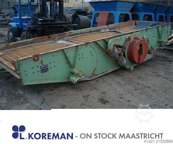 Siebmaschine IBAG 15/55-1 Test Screening machine IBAG 15/55-1
