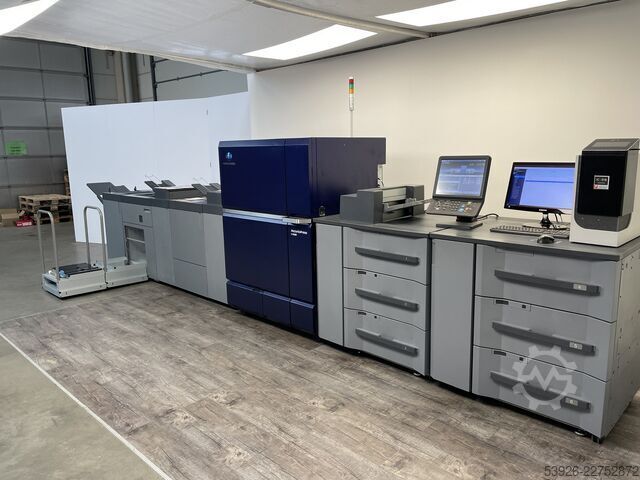 Digitaldruckmaschine Konica Minolta AccurioPress C14000 incl. Paperdeck, Finisher and Fiery