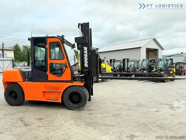 Dört tekerlekli forklift DOOSAN 70 / DUPLEX / FORK 2500MM / POSITIONER