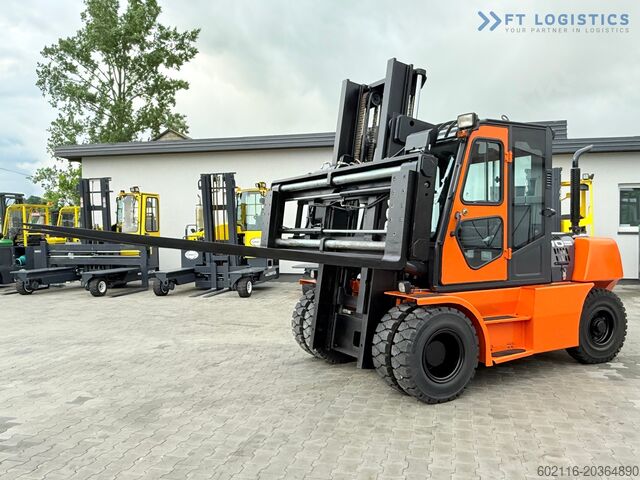 Fyrhjulig gaffeltruck DOOSAN 70 / DUPLEX / FORK 2500MM / POSITIONER