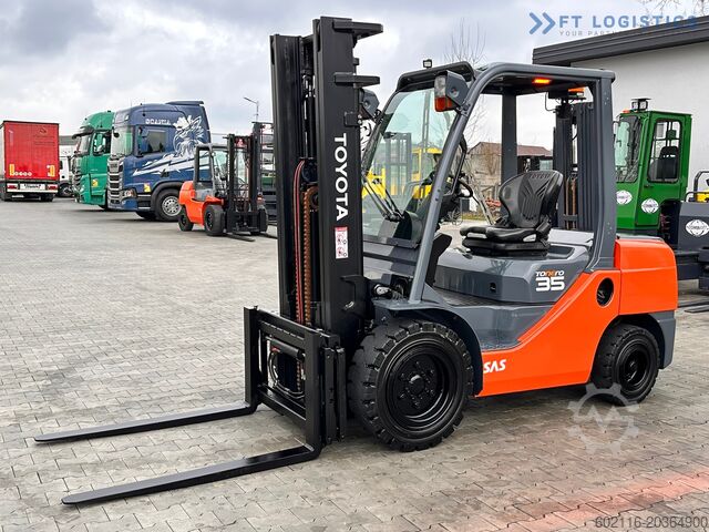 4-hjulig gaffeltruck Toyota 52-8FDJF35 / DIESEL / 2016 / 2096 HOURS