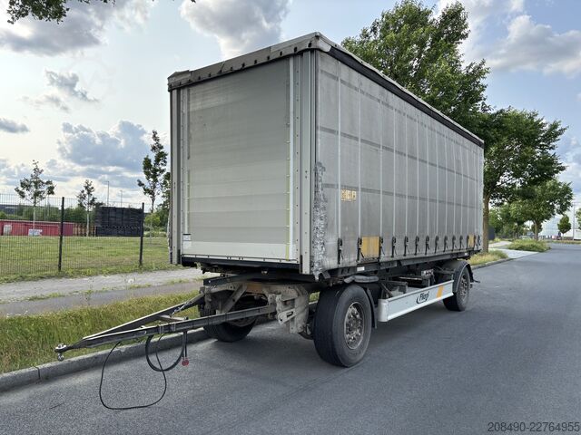 Wissellaadbak met laadvloer en schuifzeil FLIEGL BDF Schiebplane ,Drehschemel