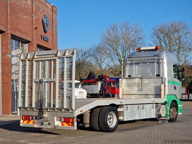 Furgón portacoches Scania R380 4x2 - Car transport / Flatbed - Ramp - Ful...